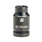 Capri Tools 1/4 in Drive 6 mm 6-Point Metric Shallow Impact Socket CP51006 - alternate 1